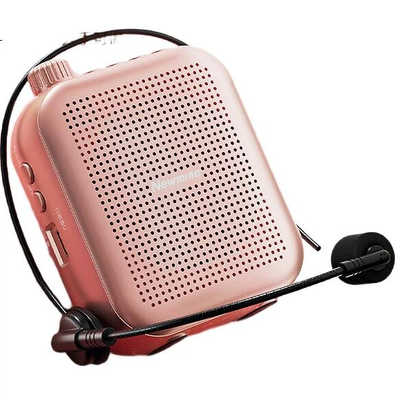 Усилитель-мегафон Newmine U-102, портативный, Bluetooth, розовое золото - изображение 3