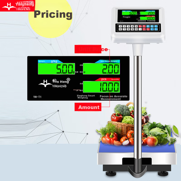 Весы платформенные Yingheng T1 электронные, коммерческие, 150 кг / 1 г - изображение 6