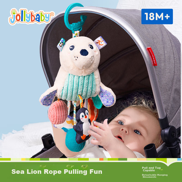 Игрушка-подвеска Jollybaby детская с колокольчиком, 0-1 год - изображение 4