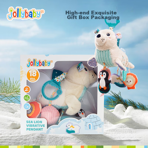 Игрушка-подвеска Jollybaby детская с колокольчиком, 0-1 год - изображение 8