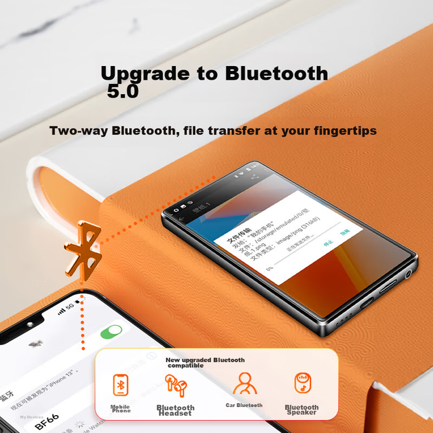 Плеєр FAMUE BF66 розумний MP3/MP4 з Wi-Fi Android 14, 6+128 ГБ - зображення 8