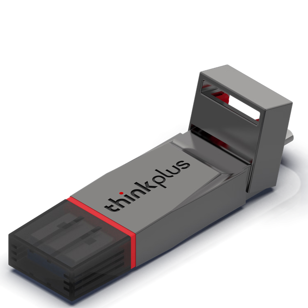 USB-флешка ThinkPlus Lenovo из металла, 512 ГБ, USB 3.2 с высокой скоростью чтения, двойной интерфейс Type-C, совместима с телефонами и компьютерами, офисная USB-флешка для бизнеса, серия TU280. - Фото 8 USB-флешка ThinkPlus Lenovo из металла, 512 ГБ, USB 3.2 с высокой скоростью чтения, двойной интерфейс Type-C, совместима с телефонами и компьютерами, офисная USB-флешка для бизнеса, серия TU280. - изображение 8