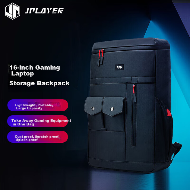 JPLAYER Ігровий аксесуар Консоль Гарнітура Сумка Рюкзак, Клавіатура Миша Повний набір Зовнішні Продукти Організатор Велика місткість Сумка для ноутбука - Фото 8 JPLAYER Ігровий аксесуар Консоль Гарнітура Сумка Рюкзак, Клавіатура Миша Повний набір Зовнішні Продукти Організатор Велика місткість Сумка для ноутбука - зображення 8