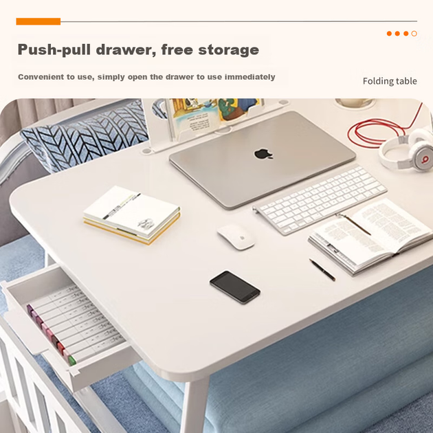 Столик для ноутбука Mryc Bed, складной столик Lazy Table, подставка для ноутбука, письменный стол для студента, небольшой столик для общежития, буфет с эркером, обеденный стол, письменный стол, стол Kang Table, большой размер. - изображение 9