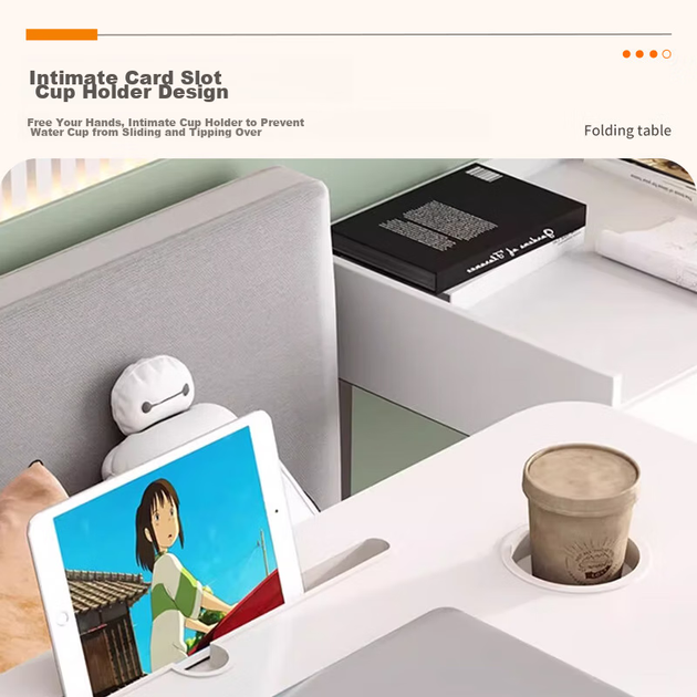 Столик для ноутбука Mryc Bed, складной столик Lazy Table, подставка для ноутбука, письменный стол для студента, небольшой столик для общежития, буфет с эркером, обеденный стол, письменный стол, стол Kang Table, большой размер. - изображение 10