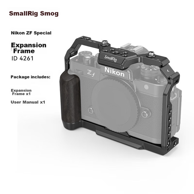 Расширительная рамка SmallRig 4261 для Nikon ZF, L-образная вертикальная рукоятка для съемки, аксессуар для ручной фото- и видеосъемки зеркальной фотокамеры. - Фото 4 Расширительная рамка SmallRig 4261 для Nikon ZF, L-образная вертикальная рукоятка для съемки, аксессуар для ручной фото- и видеосъемки зеркальной фотокамеры. - изображение 4