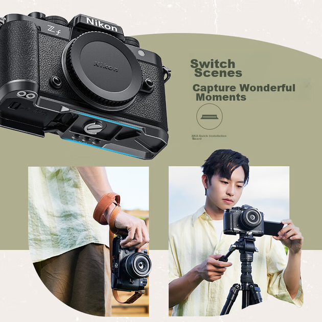 SmallRig 4262, сумісний з камерою Nikon ZF, кролячою кліткою, бездзеркальною та дзеркальною фотокамерою, швидкознімна розширювальна рамка, вертикальна ручна зйомка з L-подібною ручкою, аксесуари для зйомки - Фото 6 SmallRig 4262, сумісний з камерою Nikon ZF, кролячою кліткою, бездзеркальною та дзеркальною фотокамерою, швидкознімна розширювальна рамка, вертикальна ручна зйомка з L-подібною ручкою, аксесуари для зйомки - изображение 6