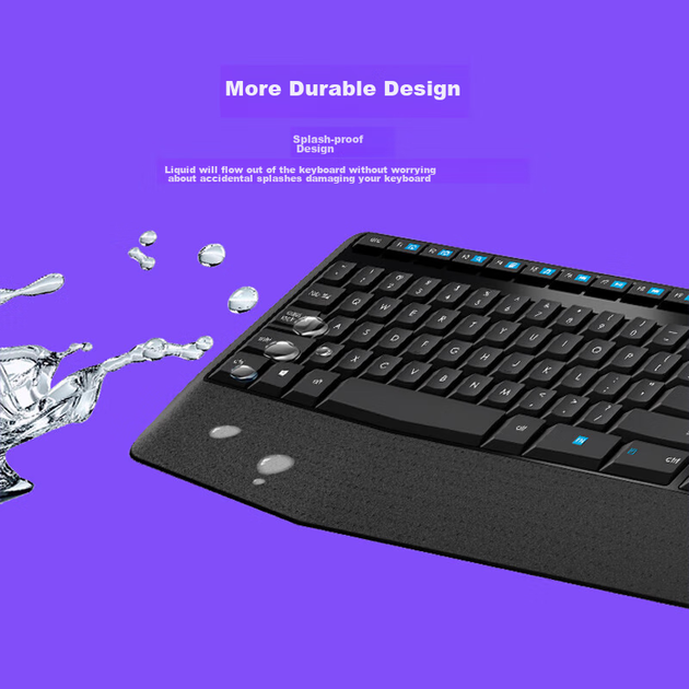 Комплект Logitech MK345 клавиатура+мышь беспроводные офисные - изображение 10