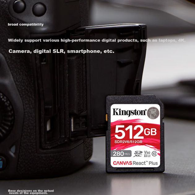 Карта памяти Kingston SD 128 ГБ U3 V60, чтение 280 МБ/с, запись 100 МБ/с - изображение 7