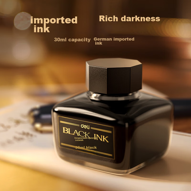 Подарунковий набір Deli Beautiful As Song для бізнесу, гелева ручка Huoge Signature Pen, перо F (приблизно 0,5 мм), 520, подарунок/День матері - Фото 9 Подарунковий набір Deli Beautiful As Song для бізнесу, гелева ручка Huoge Signature Pen, перо F (приблизно 0,5 мм), 520, подарунок/День матері - зображення 9