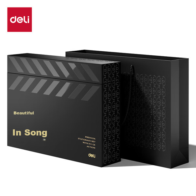 Подарунковий набір Deli Beautiful As Song для бізнесу, гелева ручка Huoge Signature Pen, перо F (приблизно 0,5 мм), 520, подарунок/День матері - Фото 11 Подарунковий набір Deli Beautiful As Song для бізнесу, гелева ручка Huoge Signature Pen, перо F (приблизно 0,5 мм), 520, подарунок/День матері - зображення 11
