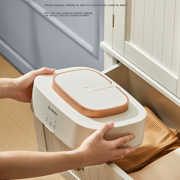 AIRMATE [Готовый к использованию], Домашняя сушилка для одежды, Портативный складной подвесной стерилизатор для детской одежды, Небольшая сушилка для белья для общежития, HG06-M9 - изображение 10