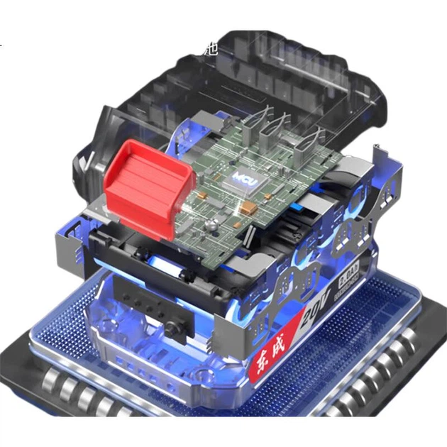 Ударный шуруповерт Dongcheng 20V с бесщеточным литий-ионным аккумулятором, мини-электродрель, шуруповерт, DCPL02-208D - изображение 2