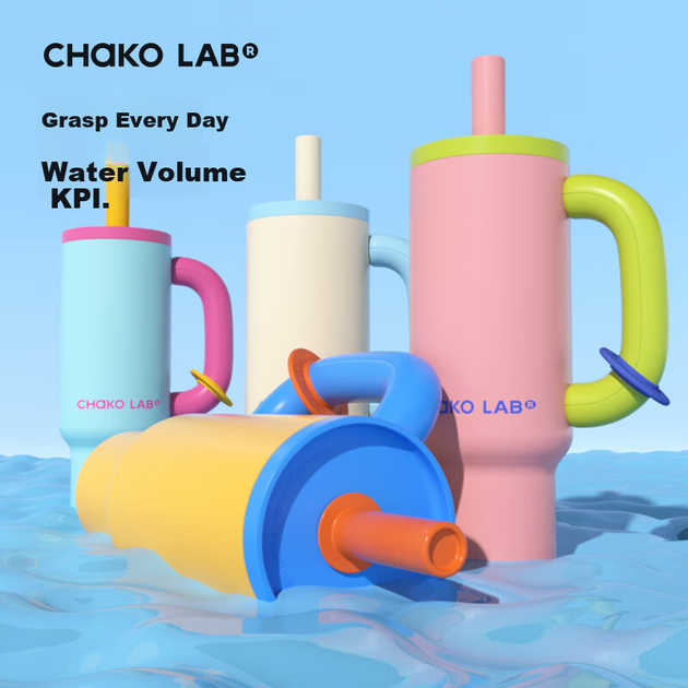 Chakolab Office солом'яна пляшка для льоду King Cup великої ємності з нержавіючої сталі, ізольована пляшка для води для жінок, автомобільне використання King Cup - зображення 4