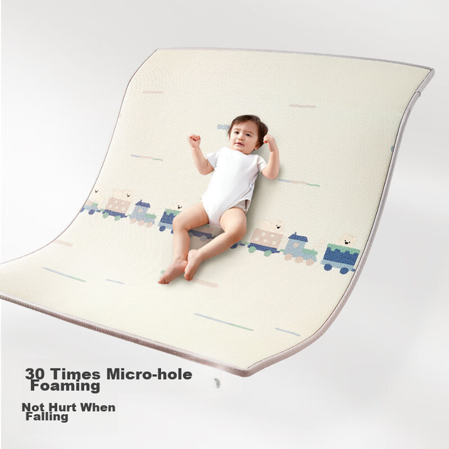 Килимок Babycare для повзання двосторонній XPE, 150x180x2 см - зображення 7
