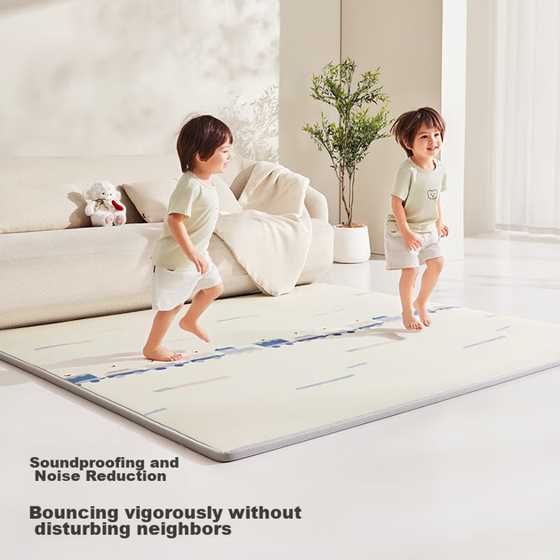 Килимок Babycare для повзання двосторонній XPE, 150x180x2 см - зображення 10