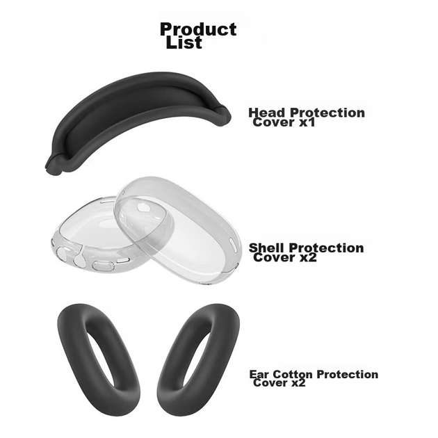 Защитный чехол Qiye для Apple AirPods Max силиконовый - Фото 9 Защитный чехол Qiye для Apple AirPods Max силиконовый - изображение 9