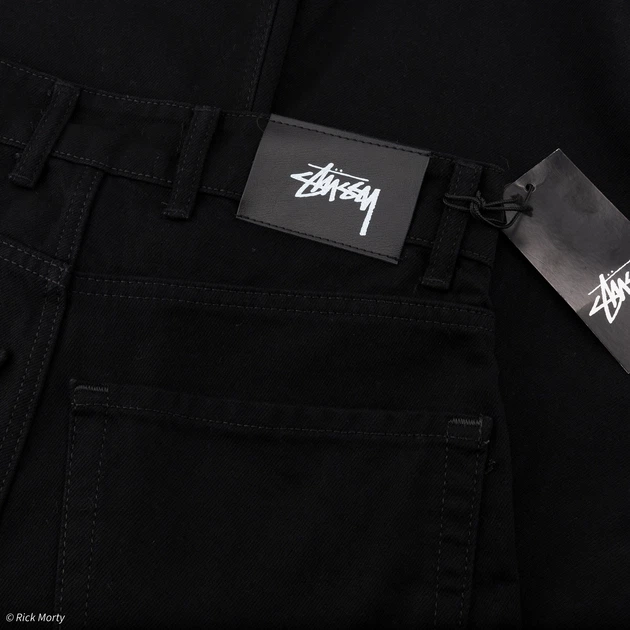 Чоловічі широкі шорти джинсові Stussy чорні 29(Р) (1068-417-1) - Фото 8 Чоловічі широкі шорти джинсові Stussy чорні 29(Р) (1068-417-1) - зображення 8