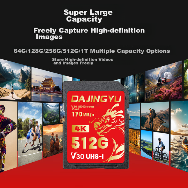 Карта памяти DAJINGYU Whale SDXC 128GB UHS-II V30 - изображение 4