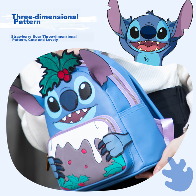 Женская сумка Disney, рюкзак для девочек, многофункциональный модный рюкзак для подростков, подарочный набор на день рождения. - изображение 8