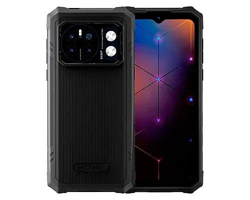 Смартфон підвищеної надійності Hotwav Cyber 13 Pro 12GB/ 256GB 10800mAh IP69K Чорний - зображення 2