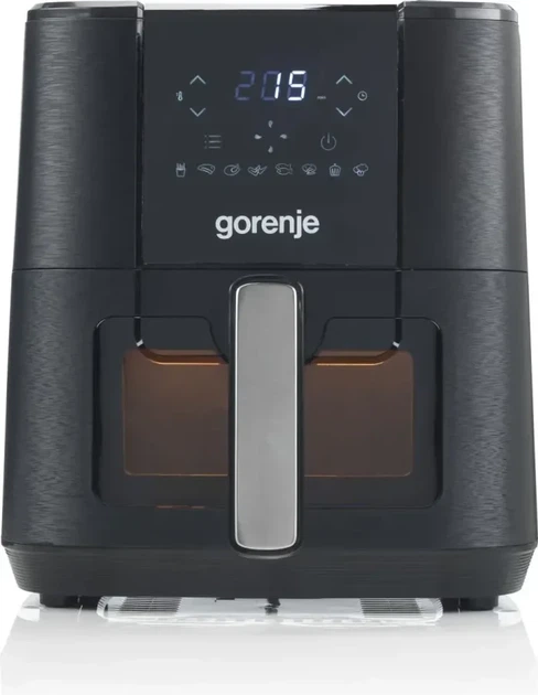 Аэрогриль Gorenje AF1350DWB компактная модель 1350W таймер до 30 мин Черный - Фото 4 Аэрогриль Gorenje AF1350DWB компактная модель 1350W таймер до 30 мин Черный - изображение 4