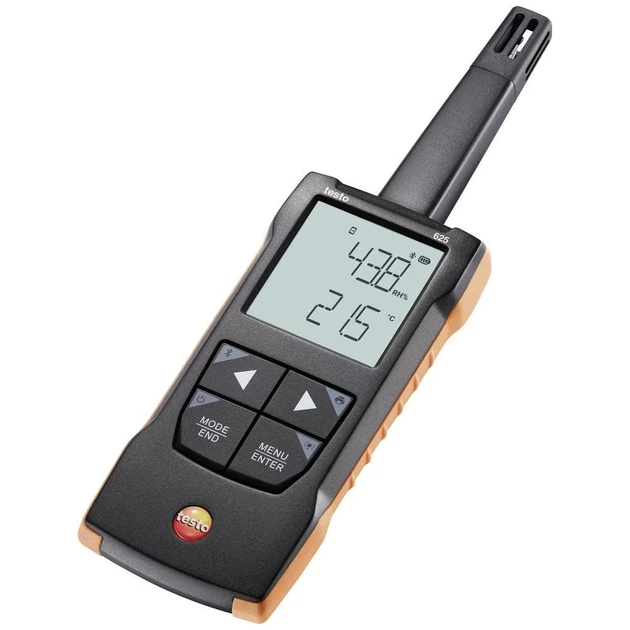 Термогигрометр Testo 625 с приложением Черно-оранжевый k1 - изображение 2