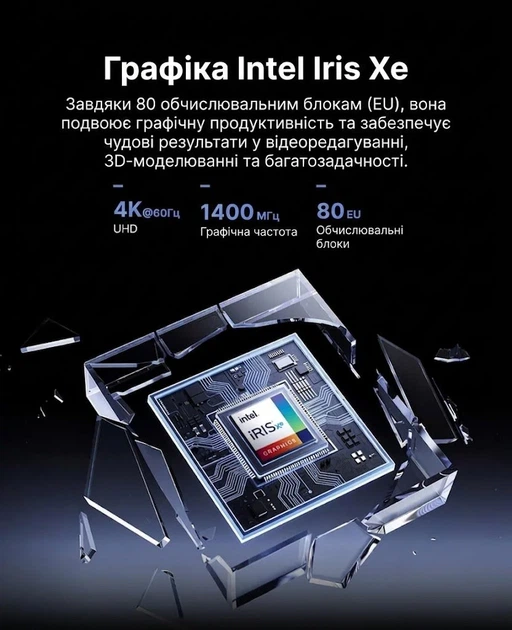 Мини ПК NiPoGi CK10 / Intel Core i5-12450H / RAM 16GB / SSD 512GB / 2 x HDMI / 1 x LAN / Wi-Fi 6 / Bluetooth 5.2 / Windows 11 / Серый (101937236) - изображение 3