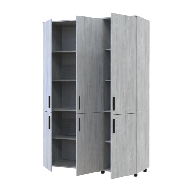 Шкаф для одежды Doros Торн Сосна Натти 3 ДСП (полки) 135х51.6х200 (DRS-012078) - Фото 5 Шкаф для одежды Doros Торн Сосна Натти 3 ДСП (полки) 135х51.6х200 (DRS-012078) - изображение 5