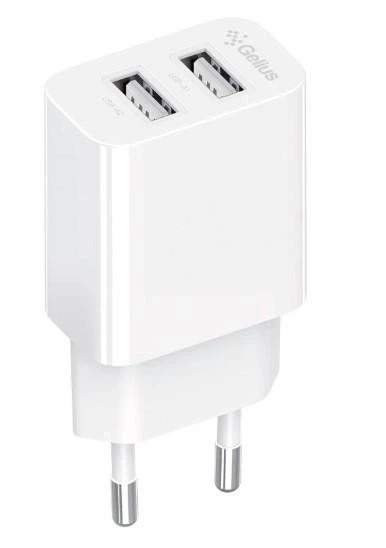 МЗП Gelius Simple GP-HC059 2USB/2.4A (White) - Фото 1 МЗП Gelius Simple GP-HC059 2USB/2.4A (White) - зображення 1