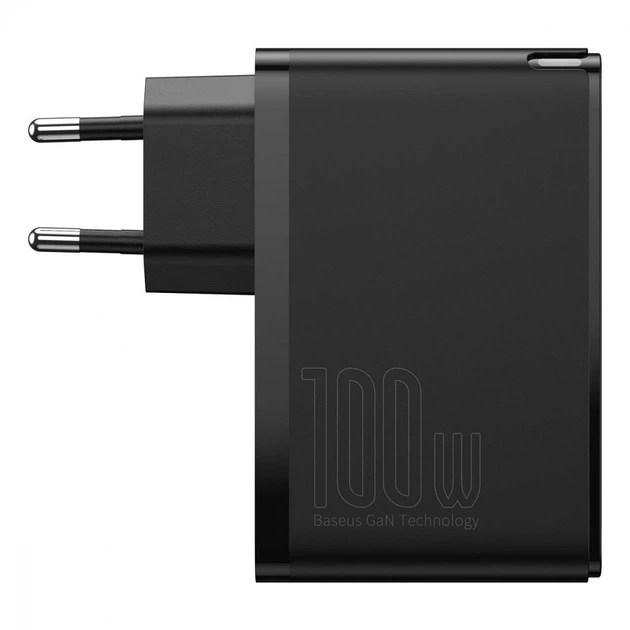 МЗП Baseus GaN2 Pro Quick Charger 100W (2Type-C + 2USB) (Black) - изображение 2
