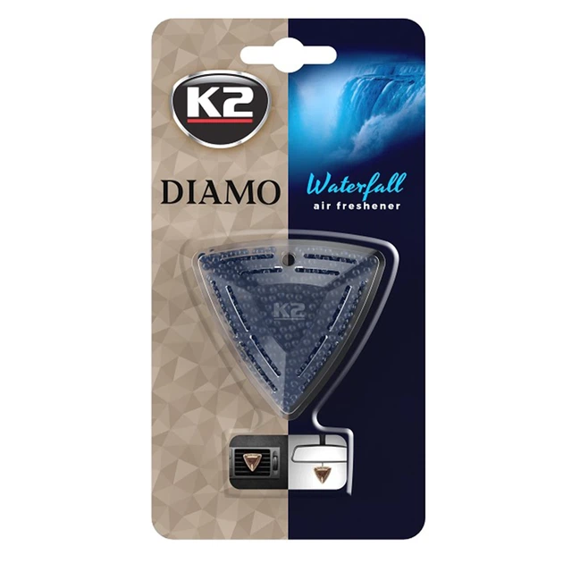 Ароматизатор для салону авто K2 Diamo Водоспад 15 г (V88WOD) - Фото 1 Ароматизатор для салону авто K2 Diamo Водоспад 15 г (V88WOD) - изображение 1