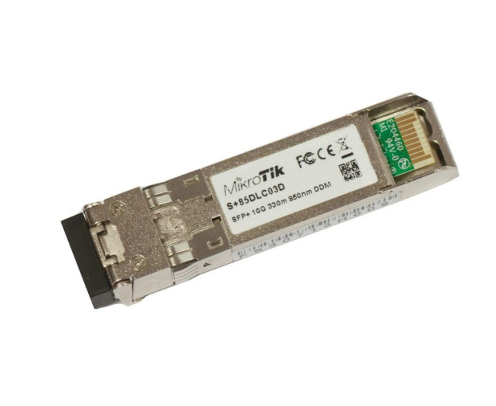Модуль SFP Mikrotik S+85DLC03D (Dual LC, 10 Гбит/с, 300 м) Б/У - Фото 1 Модуль SFP Mikrotik S+85DLC03D (Dual LC, 10 Гбит/с, 300 м) Б/У - изображение 1