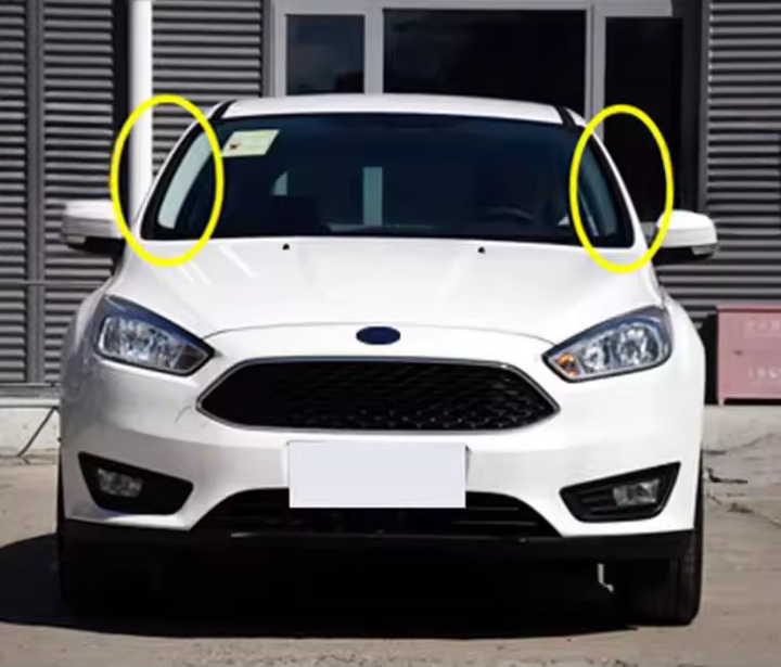 Молдинги на лобовое стекло Ford Focus mk3 11-18 комплект левый правый 2 шт - изображение 5