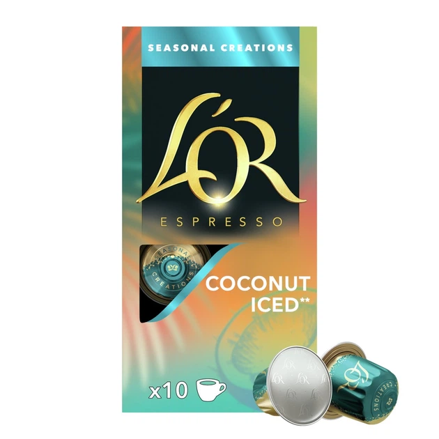 Кофе в капсулах L'OR Iced Coconut 10 штук - Фото 1 Кофе в капсулах L'OR Iced Coconut 10 штук - изображение 1