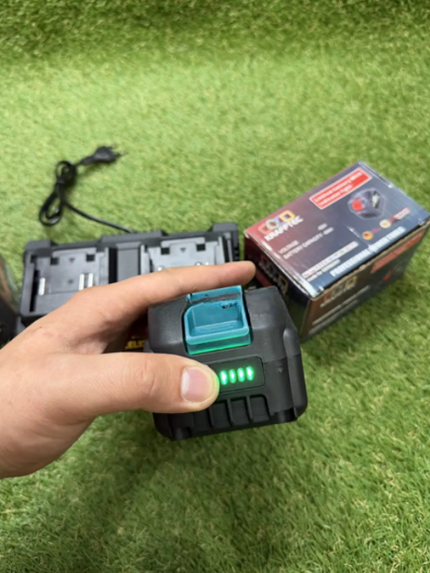 Комплект аккумуляторов Krafftec Germany PRO 52V 6Ah 2 шт с индикатором заряда Li-ion с зарядным устройством для электроинструмента - изображение 3
