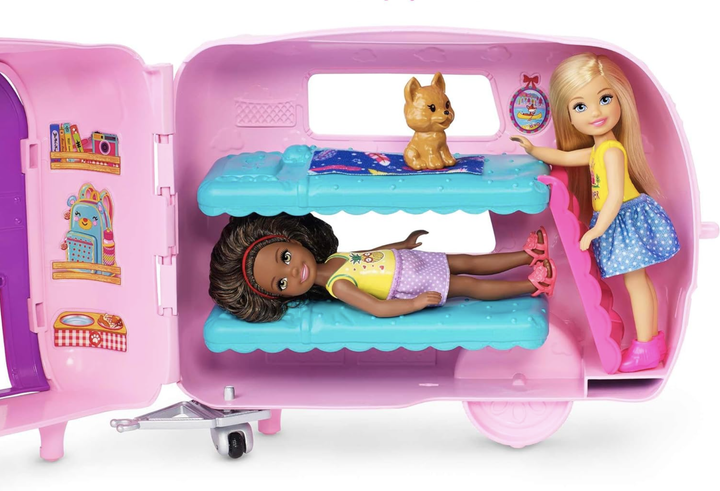 Ігровий набір Барбі Кемпер та лялька Челсі Barbie Club Chelsea Camper FXG90 - зображення 8