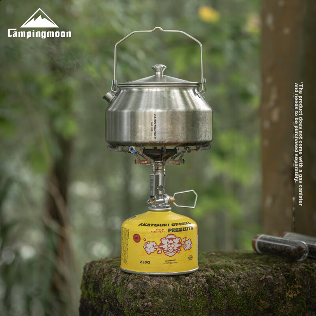 Газовая горелка Keman Xuanfeng Rocket Stove Head, портативная складная газовая горелка для кемпинга и пикника, мощная разборная горелка - изображение 4
