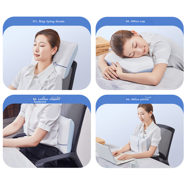 Подушка Aeromax для денного сну шкільна портативна, для сну на животі - Фото 5 Подушка Aeromax для денного сну шкільна портативна, для сну на животі - зображення 5