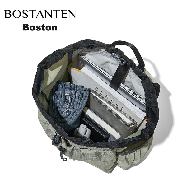 BOSTANTEN — легкий мужской рюкзак на завязках, школьный рюкзак, спортивный рюкзак для походов, вместительный рюкзак для велопрогулок и активного отдыха для женщин. - изображение 6