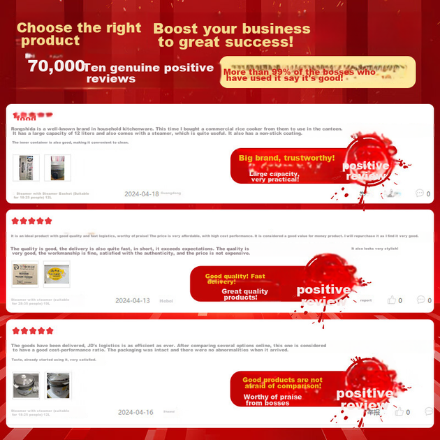 Рисоварка Royalstar коммерческая большой емкости для 10+ человек, 19л, с пароваркой, RZ-Y190Q - Фото 4 Рисоварка Royalstar коммерческая большой емкости для 10+ человек, 19л, с пароваркой, RZ-Y190Q - изображение 4