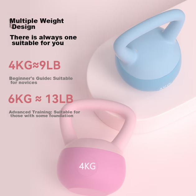 Гантелі Upness Kettlebell для чоловіків і жінок, м'які гантелі для сідничних м'язів, присідань і силових тренувань, домашнє фітнес-обладнання, 6 кг - зображення 7