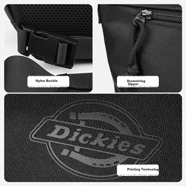 Чоловіча сумка Dickies, велика місткість через плече з кількома відділеннями, поясний та нагрудний рюкзак для чоловіків та жінок-студентів, легка полотняна сумка для велоспорту, DK - Фото 6 Чоловіча сумка Dickies, велика місткість через плече з кількома відділеннями, поясний та нагрудний рюкзак для чоловіків та жінок-студентів, легка полотняна сумка для велоспорту, DK - изображение 6