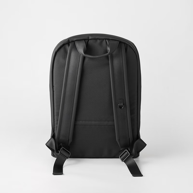 Женский рюкзак MUJI Simple, подарок для студентки с возможностью персонализации, черный. - изображение 8