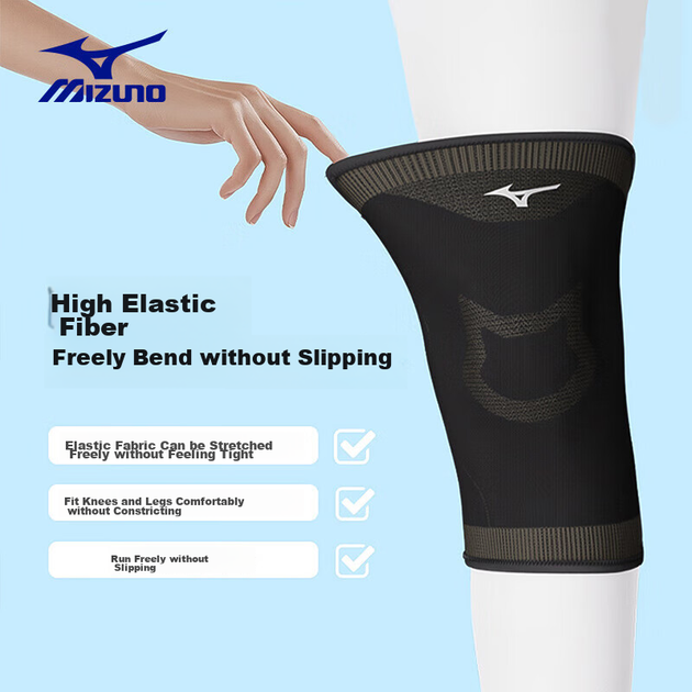 Наколінники MIZUNO дитячі для баскетболу та футболу, чорні, розмір M, 2 шт - зображення 6