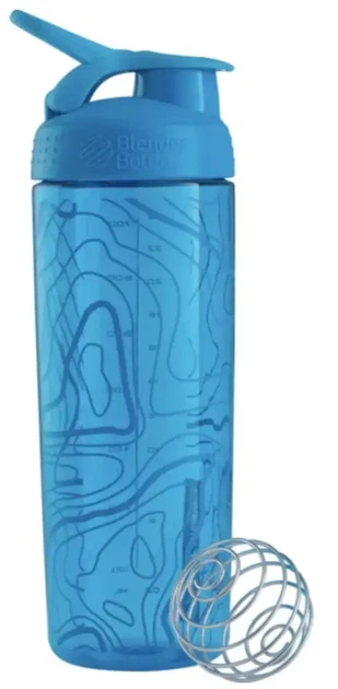Шейкер BlenderBottle SportMixer Signature Sleek Aqua Topt Flow с шариком 820 мл Голубой (Sleek_AQUA_TOPT) - Фото 1 Шейкер BlenderBottle SportMixer Signature Sleek Aqua Topt Flow с шариком 820 мл Голубой (Sleek_AQUA_TOPT) - изображение 1