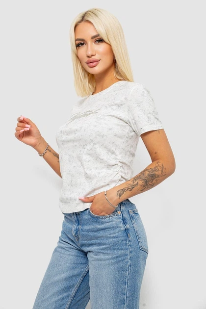 Футболка AGER S Молочный 221R3303 - Фото 3 Футболка AGER S Молочный 221R3303 - изображение 3