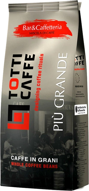 Кофе в зернах TOTTI CAFE Piu Grande 1 кг - Фото 1 Кофе в зернах TOTTI CAFE Piu Grande 1 кг - изображение 1
