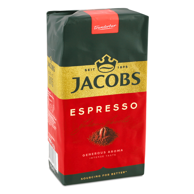 Кава мелена Jacobs Espresso 450 г - Фото 1 Кава мелена Jacobs Espresso 450 г - зображення 1