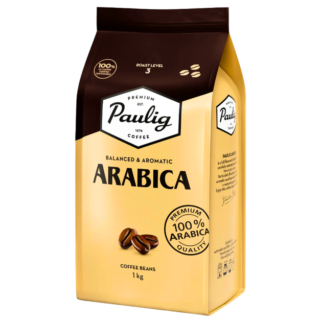 Кофе в зернах Paulig Arabica 1 кг 100% Арабика - Фото 1 Кофе в зернах Paulig Arabica 1 кг 100% Арабика - изображение 1
